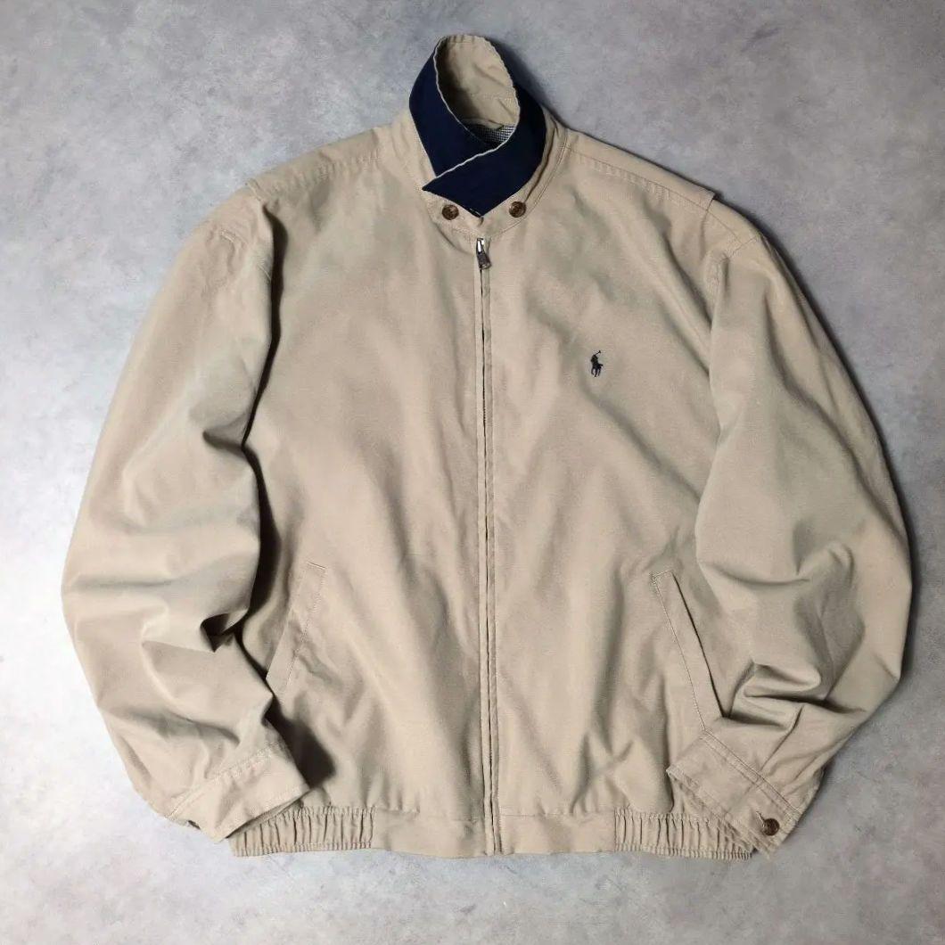 90s ラルフローレン ピーチスキン スウィングトップ レア 90s ポロラルフローレン スウィングトップ ビックサイズ ピーチ