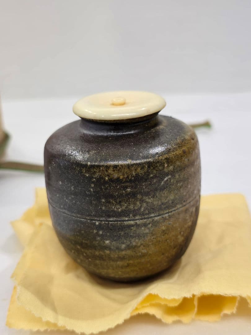 MT692 山本宗秀 備州窯 備前茶入 未使用
