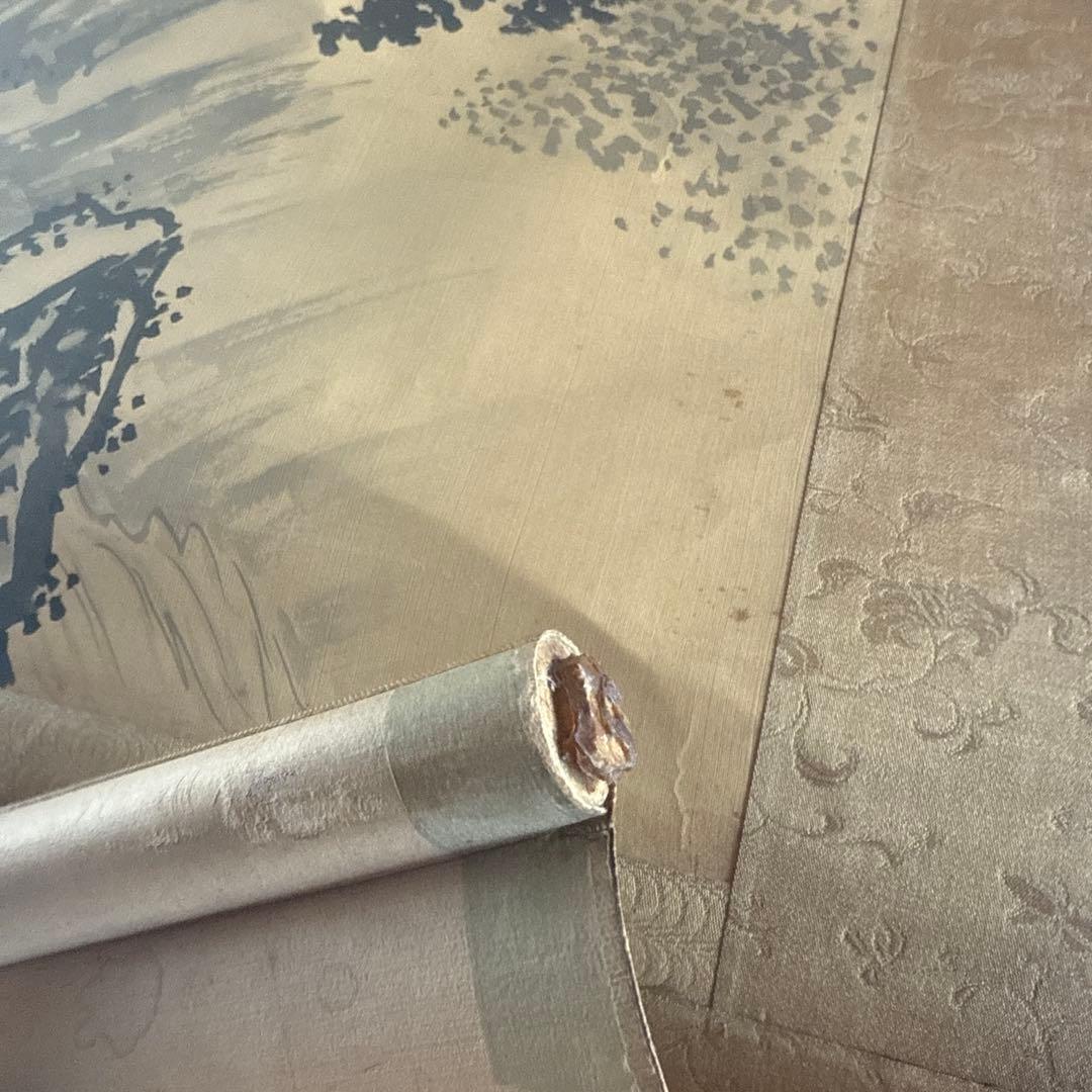 邦作 水墨画 山水風景 大判