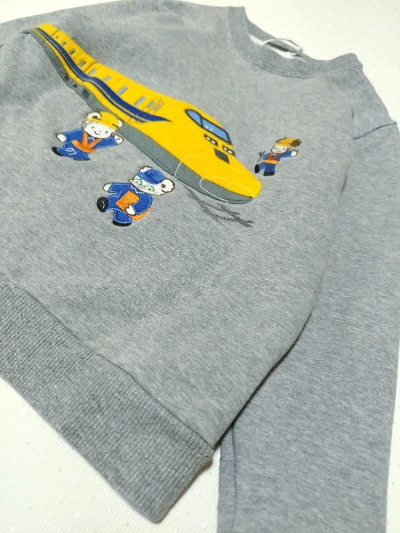 ファミリア 長袖トレーナー ドクターイエロー JR東海 新幹線 120