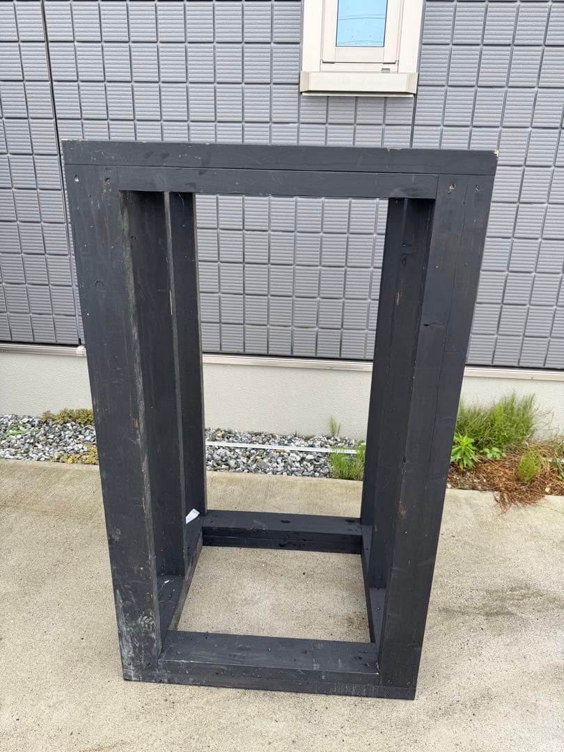 大型ガラス水槽と木製スタンド ヒーター付き