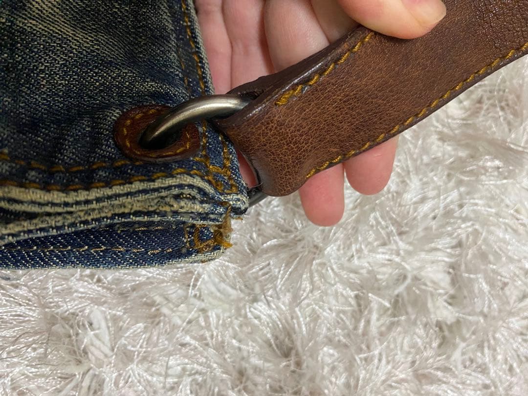 miu miu デニム　ショルダーバッグ