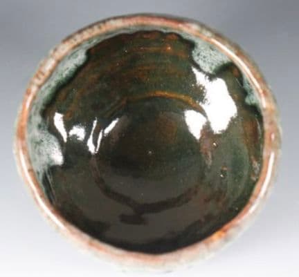 名工 大樋焼 】岩村与詞夫 飴釉茶碗 樂吉左衞門 佐々木