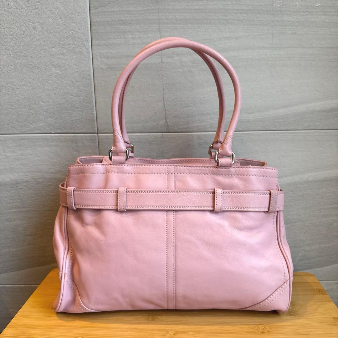 COACH コーチ トートバッグ 金具 ジャッキー ピンク 肩掛け Y2K - メルカリ