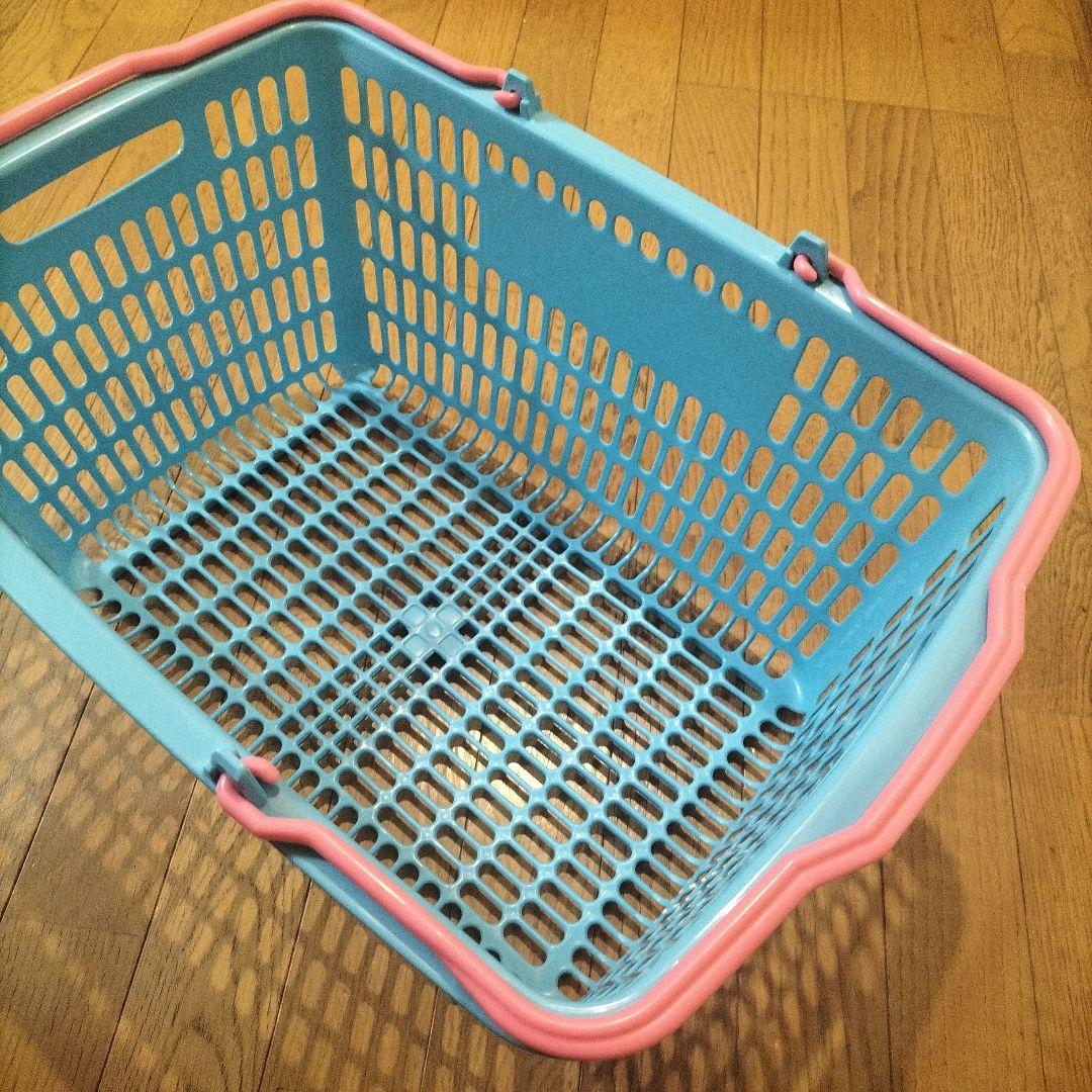 ドンキホーテ 買い物カラフルカゴ マイバスケット人気 エコ 便利 現品