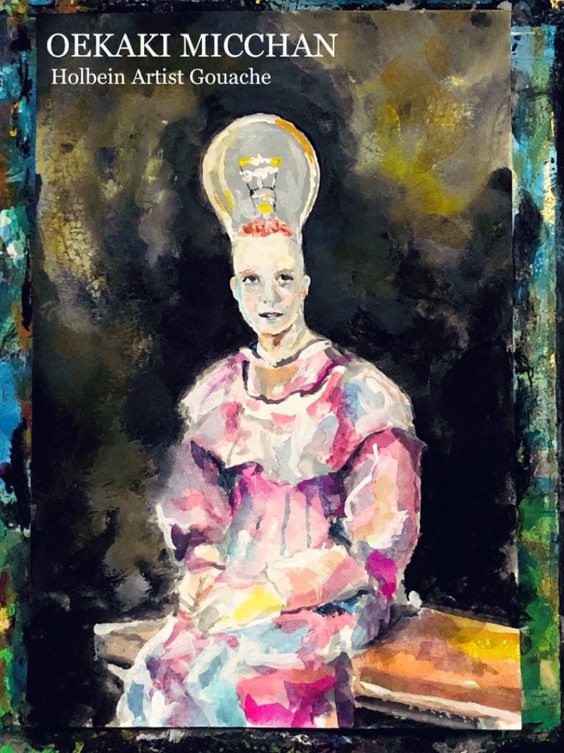 絵画油絵40号micchan作