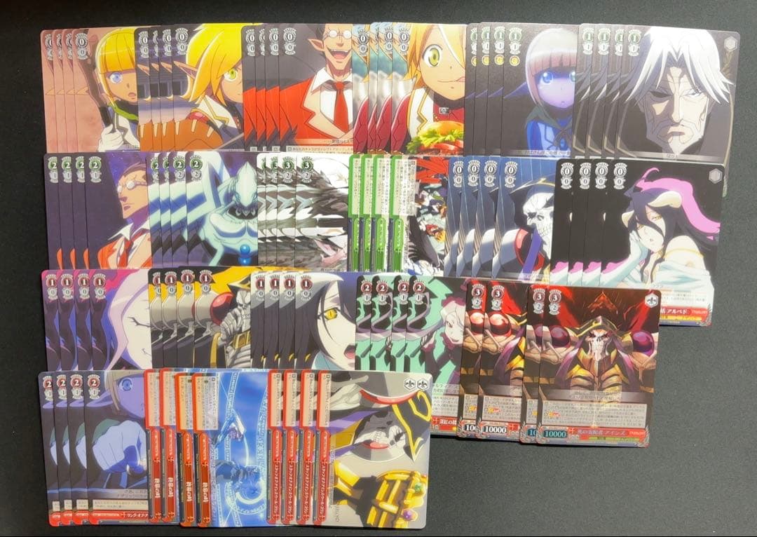 ヴァイスシュヴァルツ オーバーロード デッキ＋パーツまとめ売り