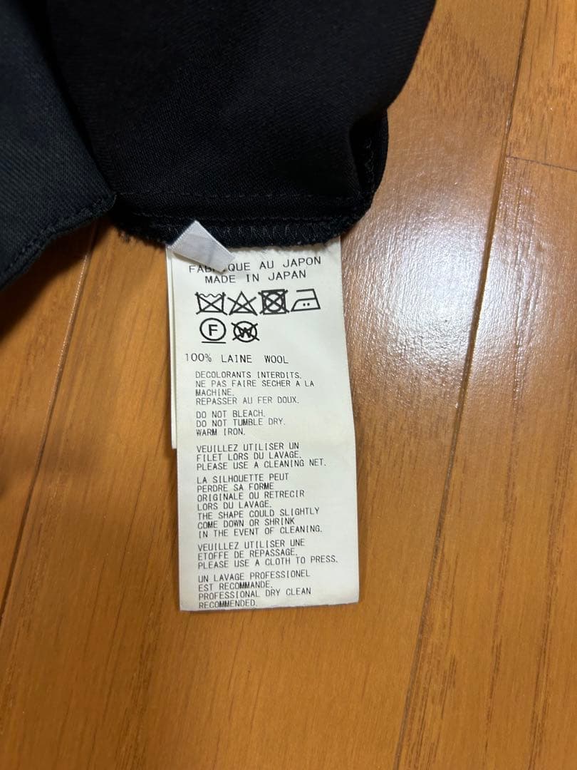 ヨウジヤマモトプリュスノアール　ラップデザインパンツ