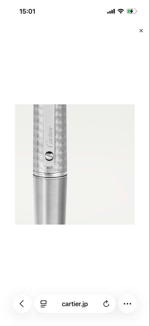 Cartier ボールペン　（サントス　ドゥ） パラジウム