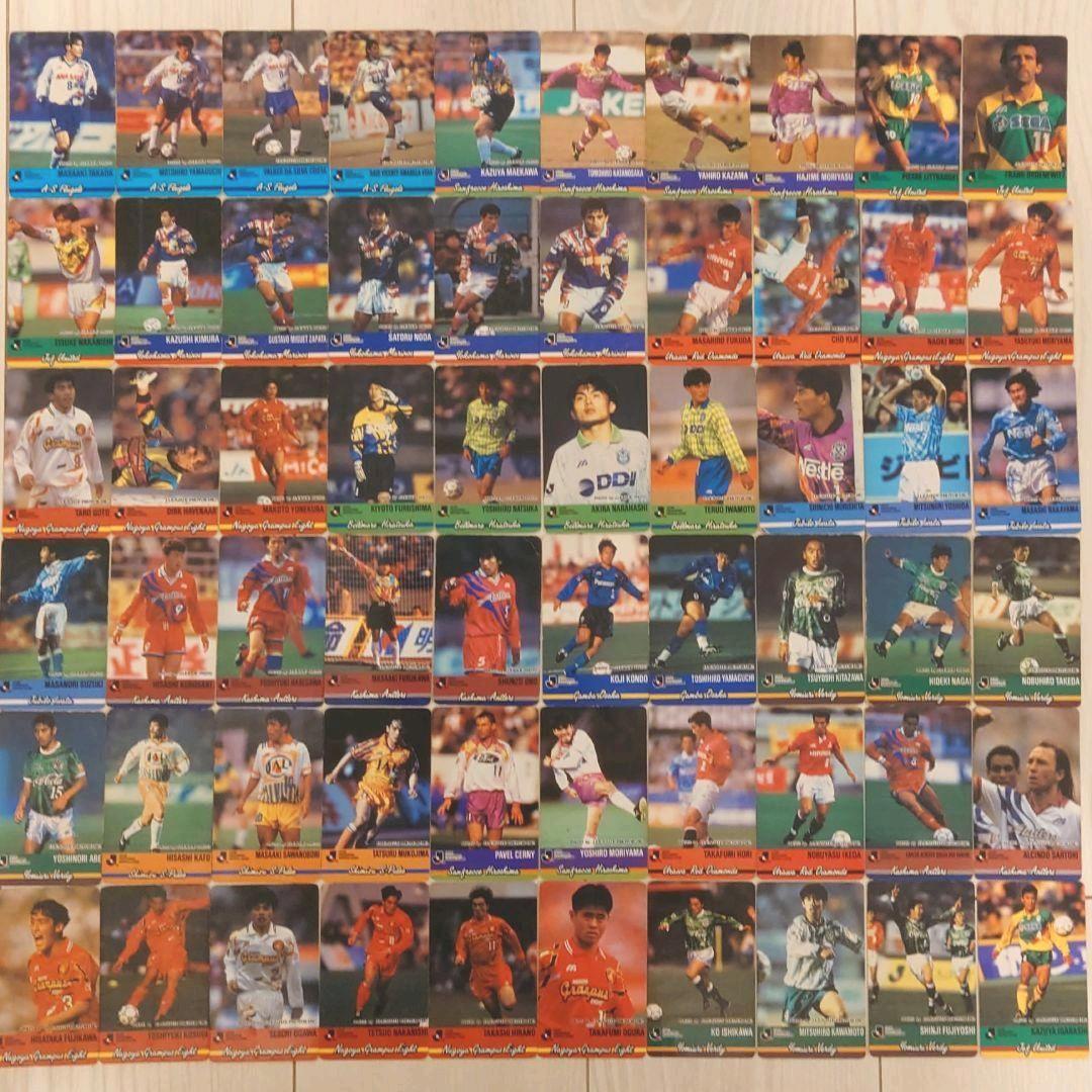 Jリーグ カード カルビー Jリーグチップス 121種類 1994年 名選手揃い