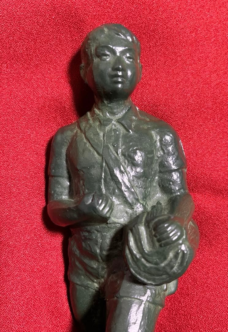 非売品】創価学会 聖教新聞社 記念品 広布使者乃像 無冠の友 貴重品