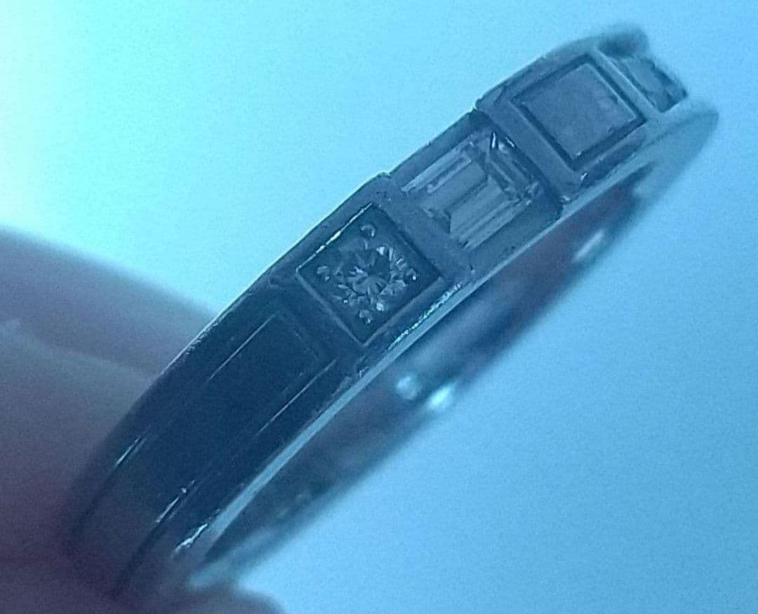 ハリー・ウィンストン トラフィック アクセント ダイヤバンドリング