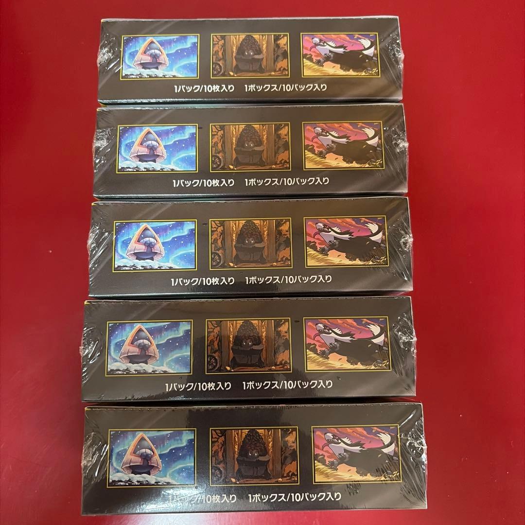 ポケモンカードゲーム MEGAドリームexシュリンク付き 5box