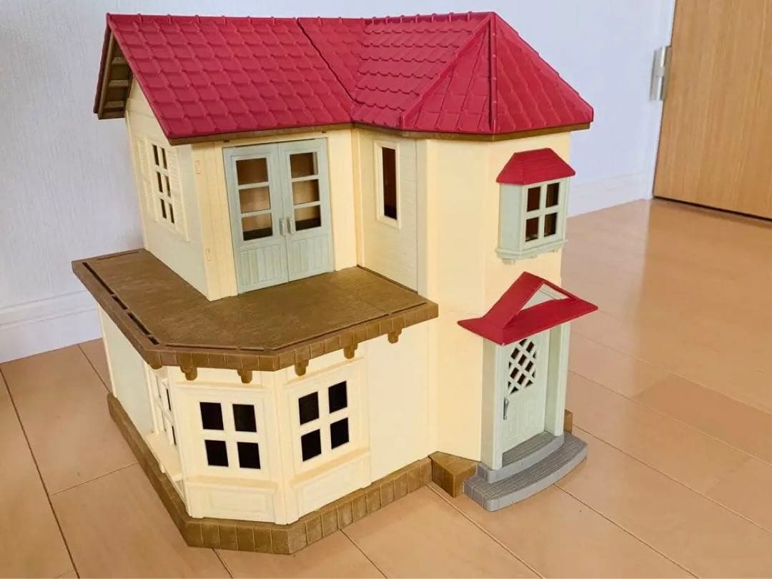 シルバニアファミリー　あかりの灯る大きなお家と家具セット