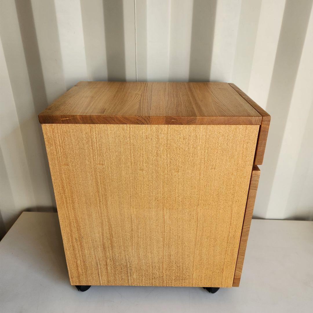 廃盤モデル 無印良品 木製 デスクキャビネット タモ材 ➁