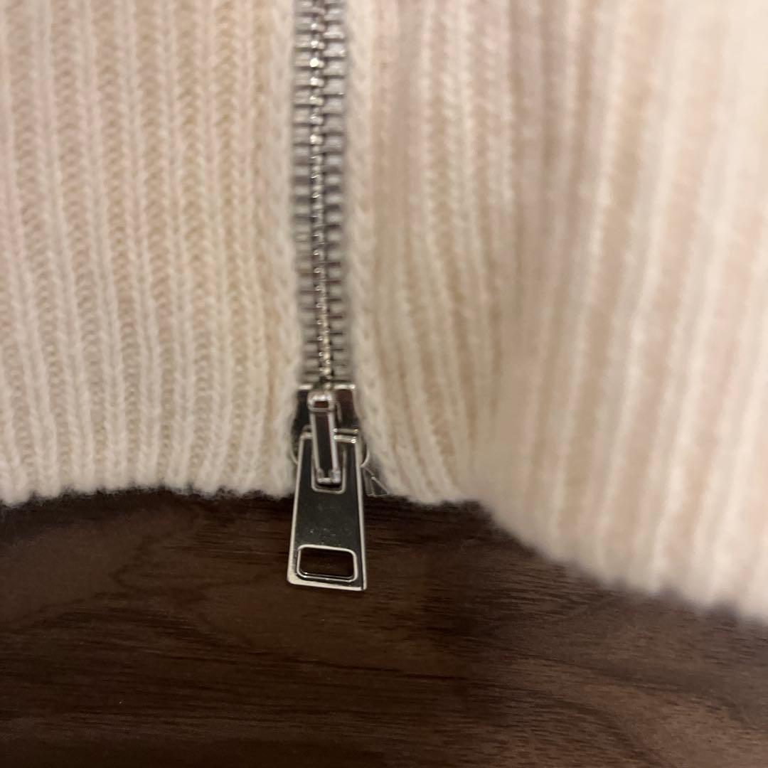 BAFY バフィー　ウール ジップアップ ニットパーカ