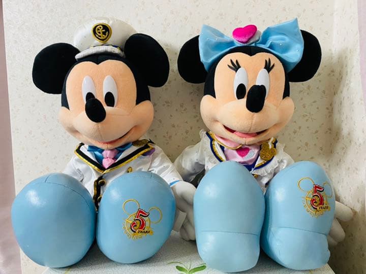 東京ディズニーシー TDS 5周年 ミッキー ミニー ぬいぐるみセット
