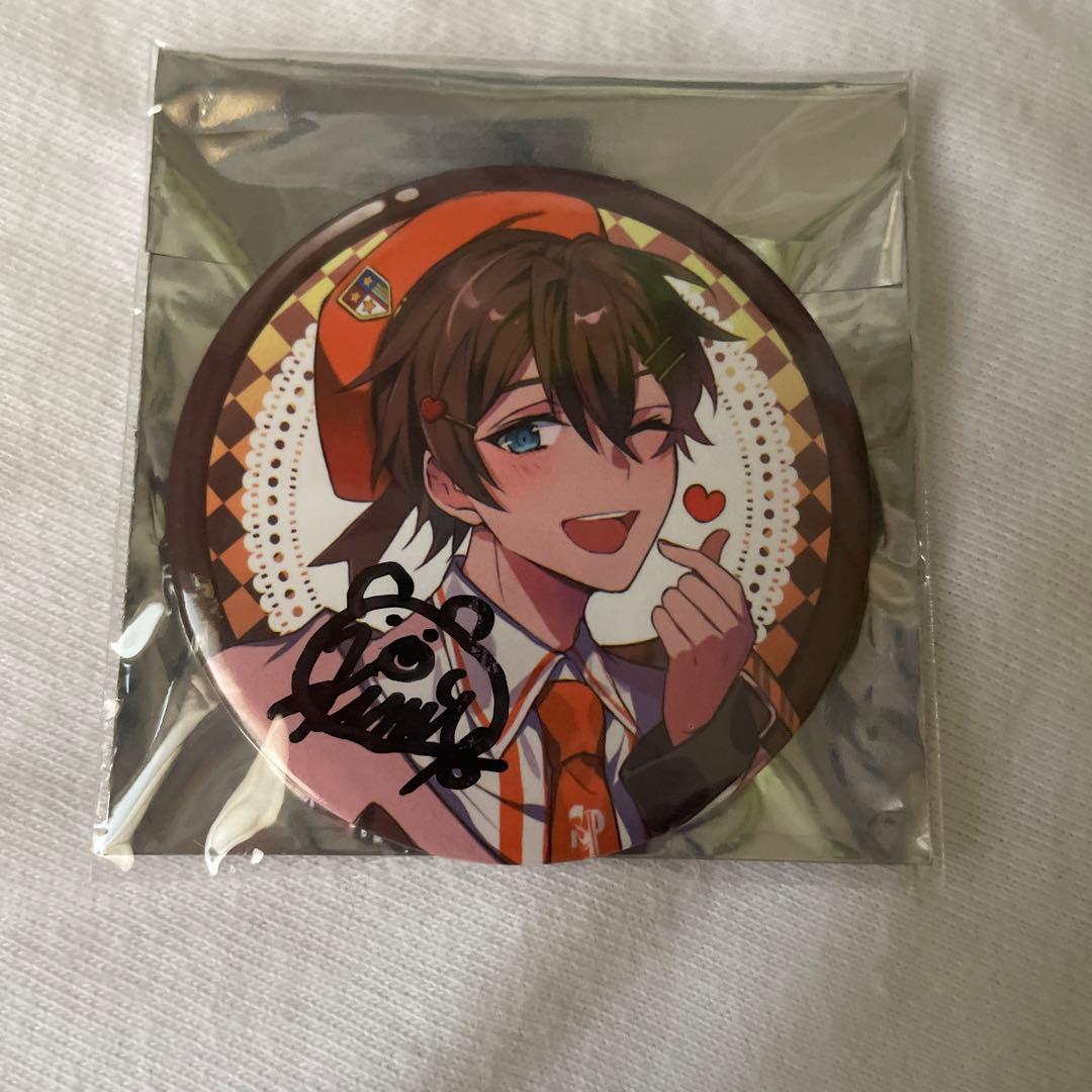 すたぽら くに 缶バッジ サイン入り - メルカリ