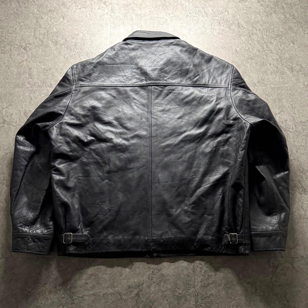 90s vintage】OLD GAP 3L シングルライダース レザー 本革