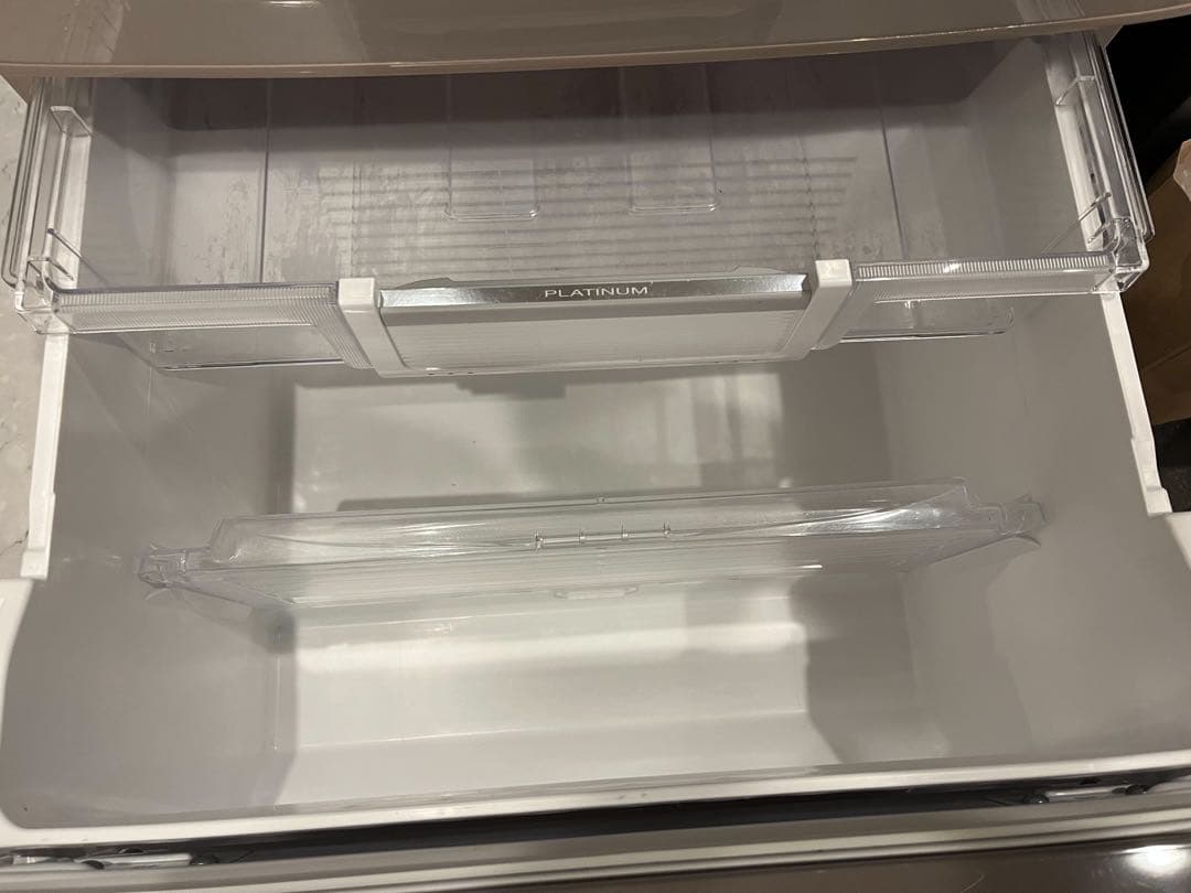 （美品）2021年製HITACHI冷蔵庫401L左開き R-K40RJL