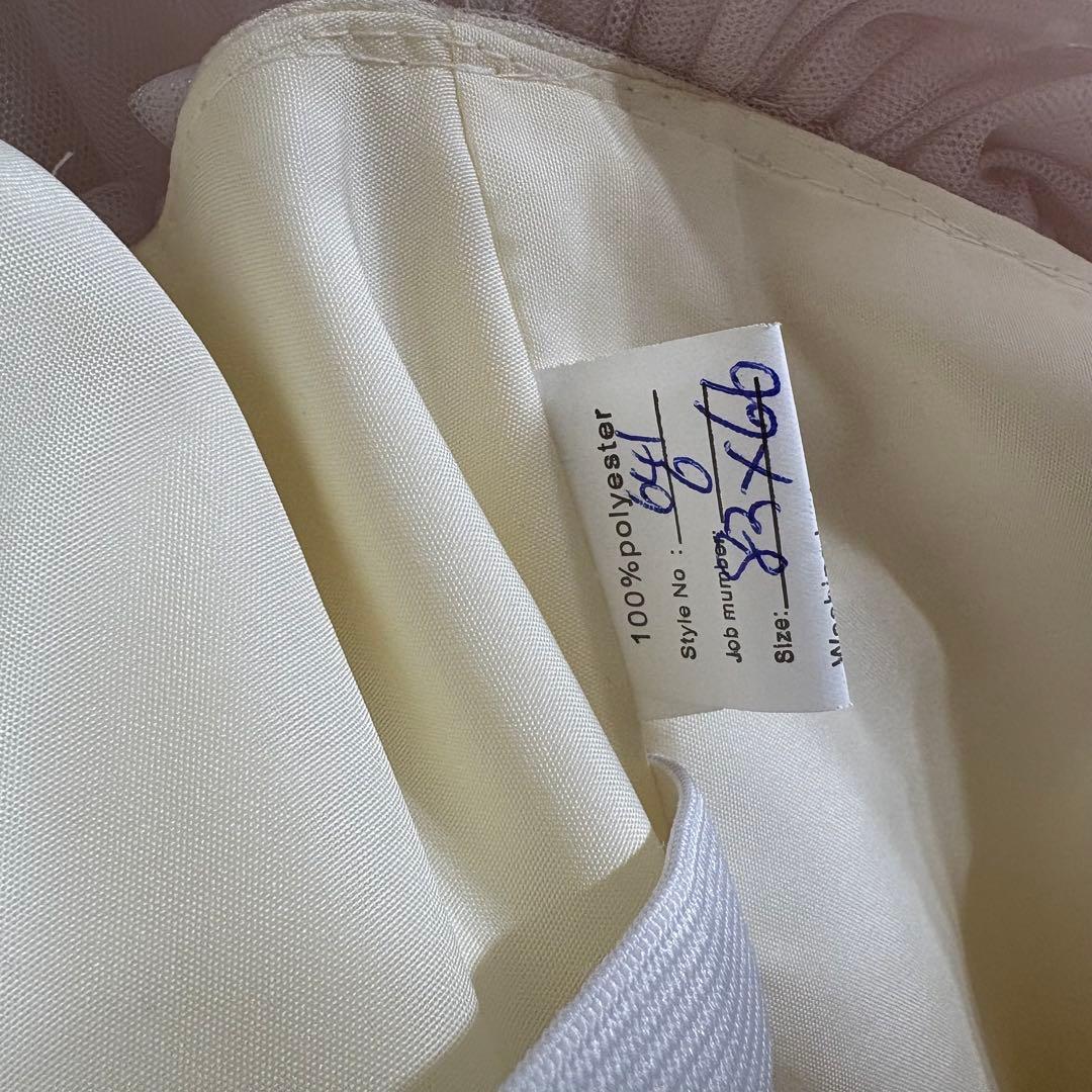 【S】ミートスウィート オフショルダー カラードレス　ピンク　前撮り　結婚式