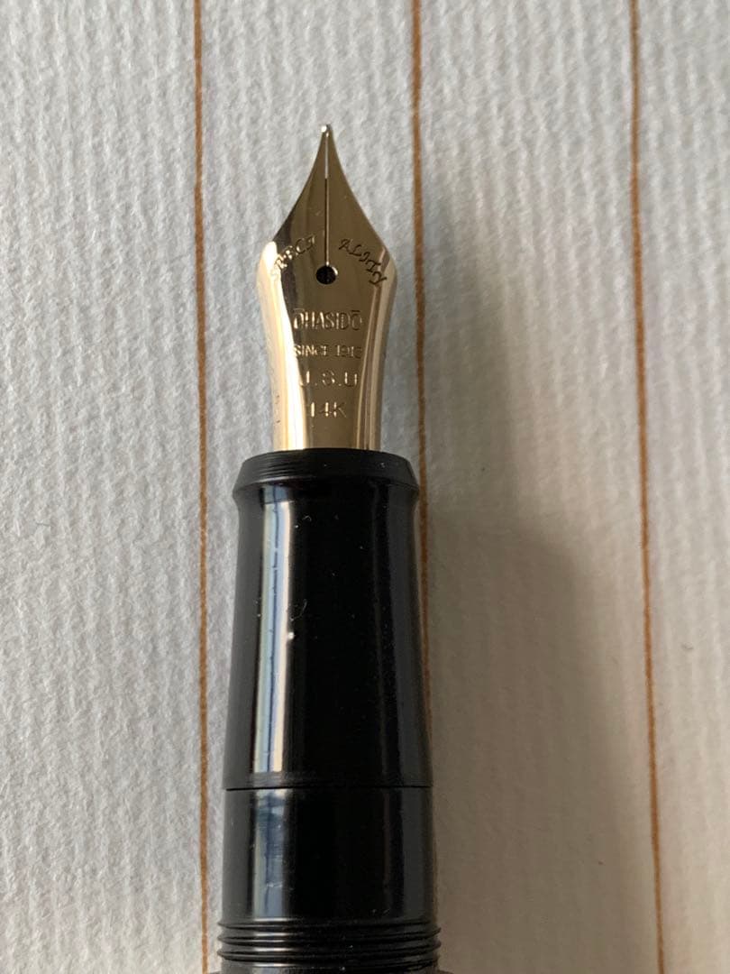 希少】Ohashido（大橋堂）万年筆 グリーン軸 14Kペン先