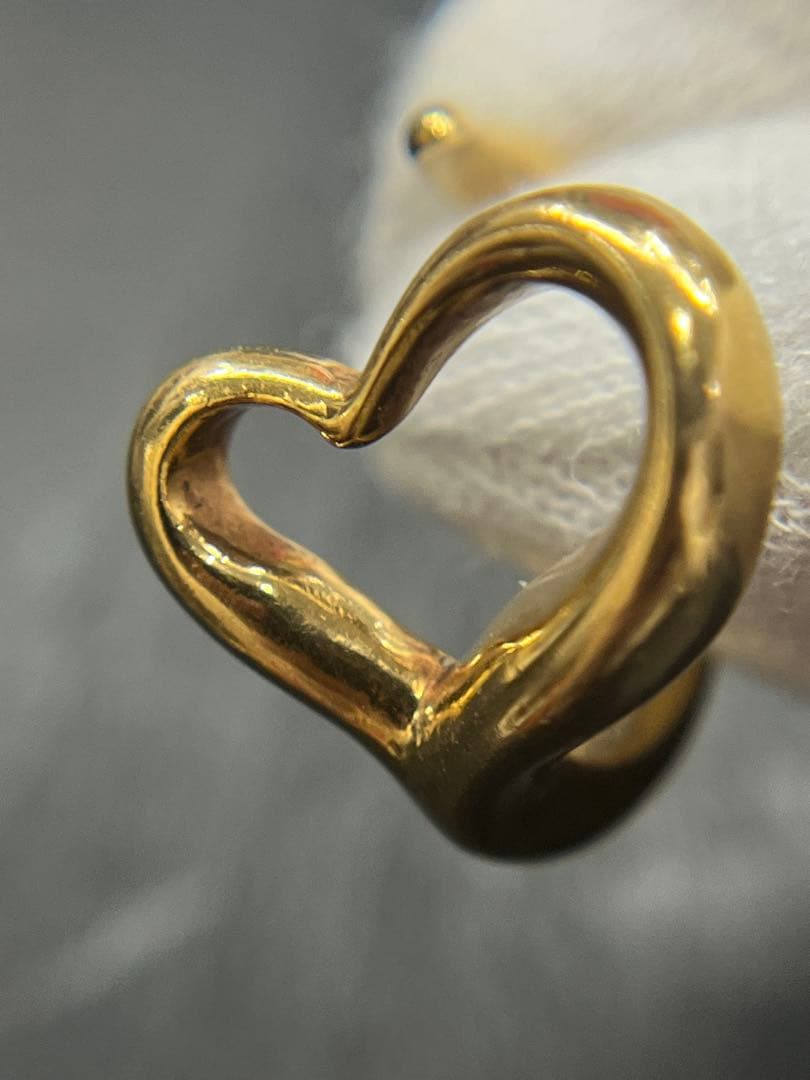 TIFFANY&CO.ティファニー　オープンハート　リング9.5号　ヴィンテージ