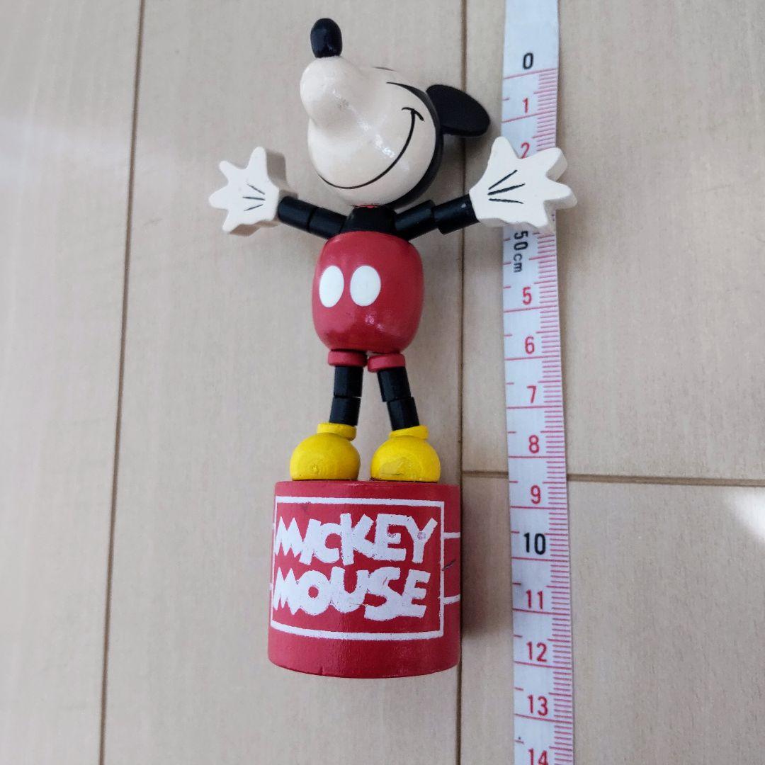 【レア】ミッキーマウス　脱力人形　プッシュパペット 　レトロ　時代物