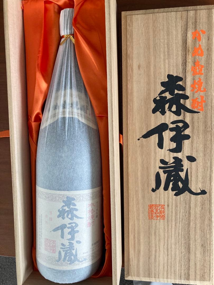 森伊蔵 芋焼酎 木箱入り1800ml 飲料・酒