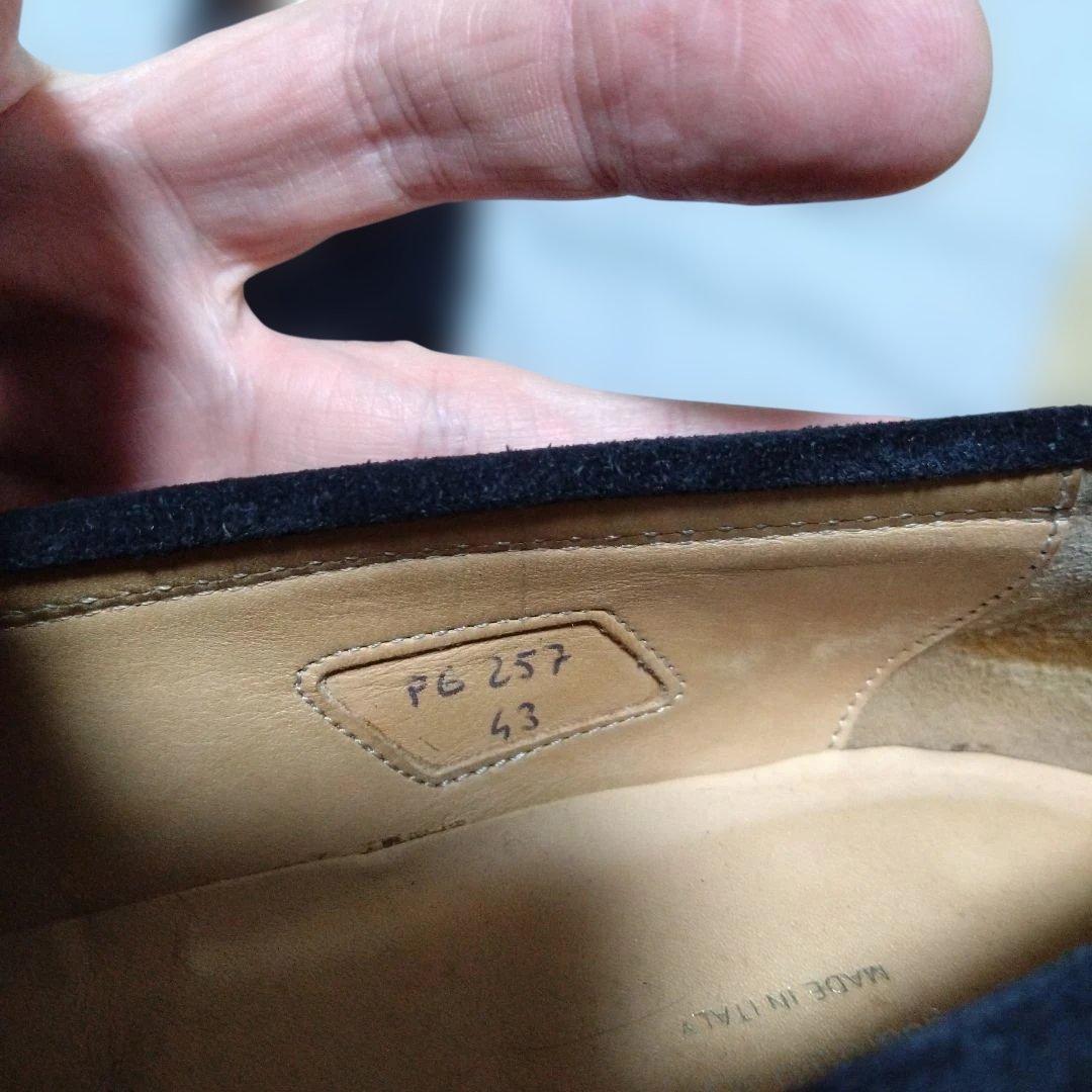 F.lli.Giacomettiフラテッリジャコメッティ ローファー ネイビー