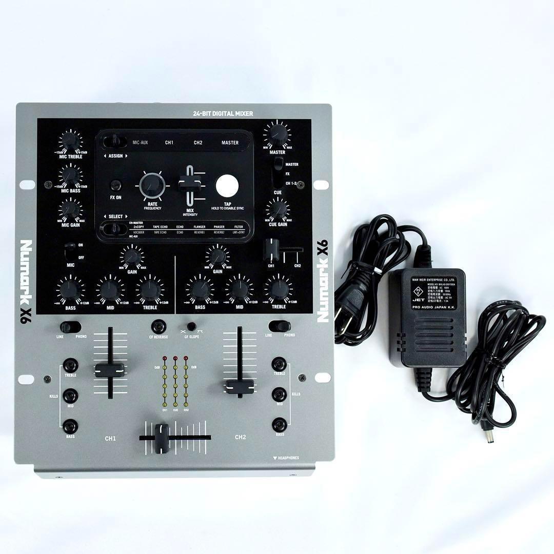 Numark X6 24-BIT DIGITAL MIXER デジタルミキサー Numark X6 24-BIT DIGITAL MIXER デジタルミキサー