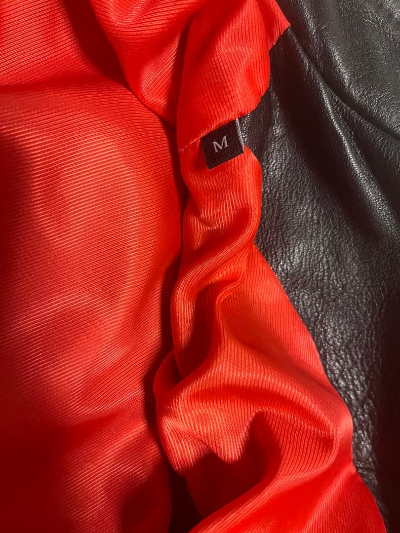 DIESEL ディーゼル レザージャケット 羊革 MLXCロゴ Mサイズ