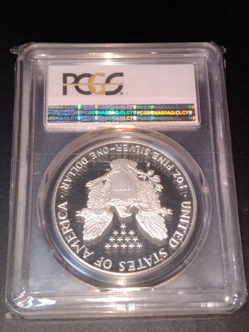1986年 イーグル銀貨 PR69DCAM PCGS 初年度発行 プルーフ