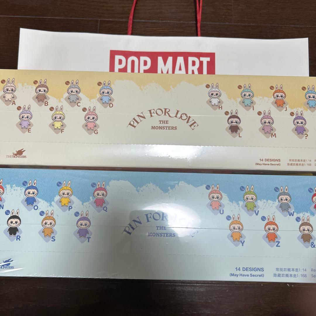 【正規品】popmart ラブブ PINFORLOVE アソートセットイニシャル