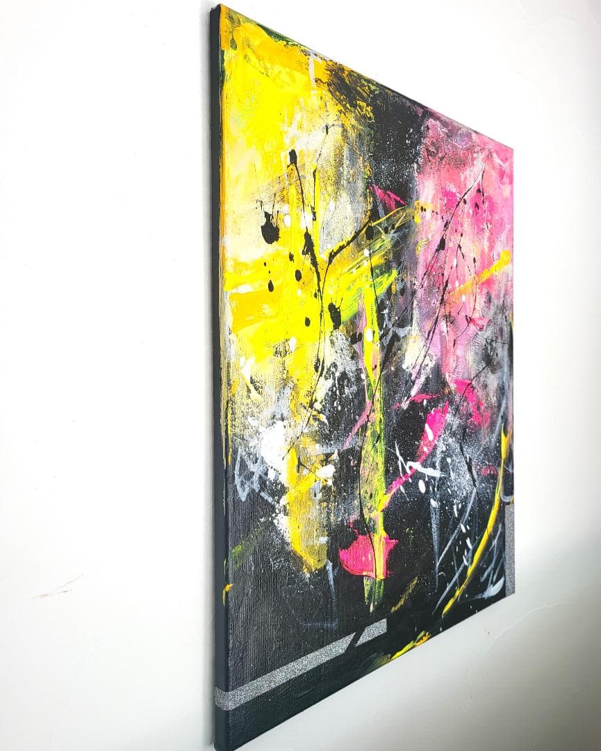 【専用】レディ / モダン画 キャンバス 50×40㎝ 原画限り おしゃれ