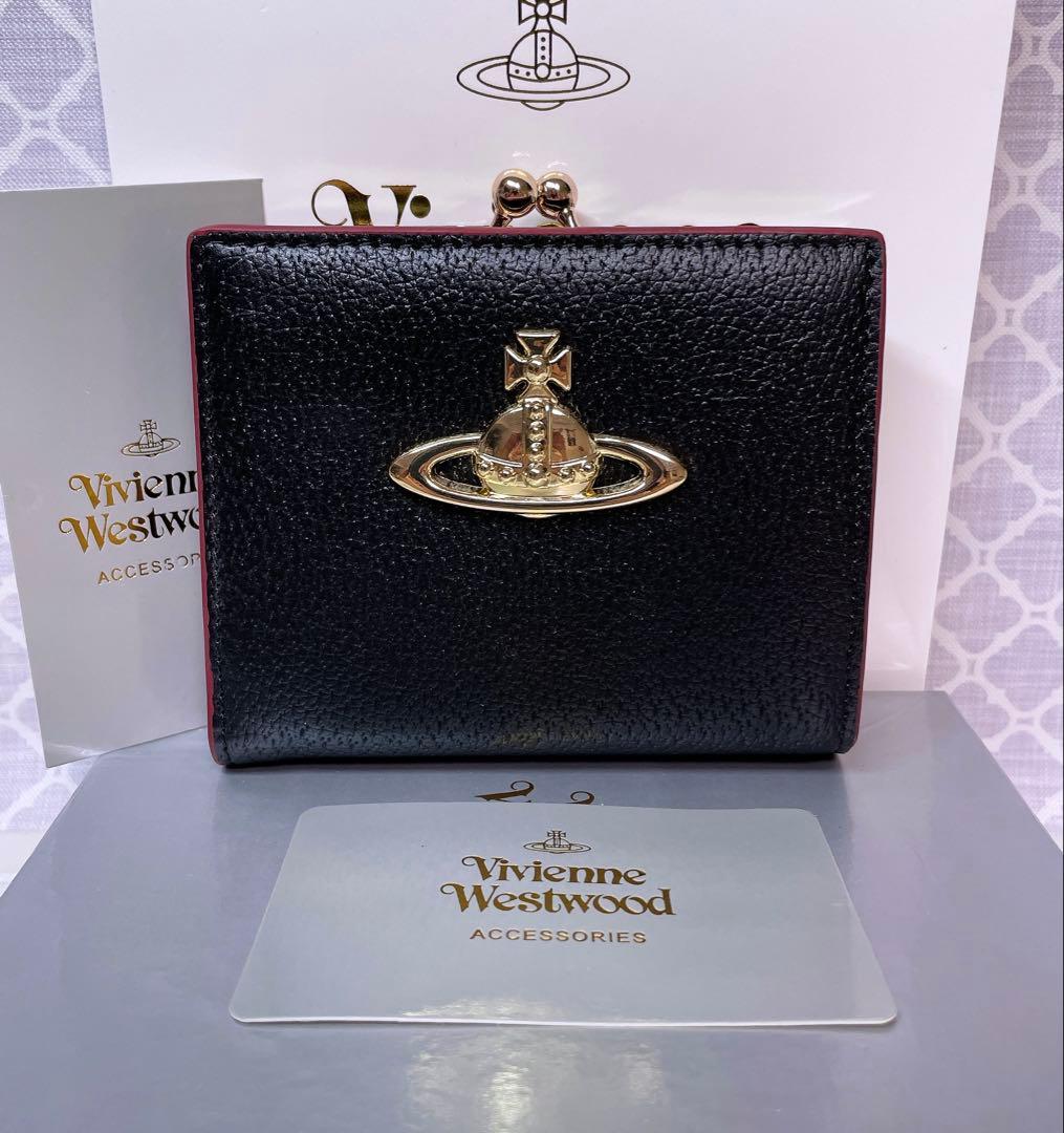 最新☆ショッパー付】高級感 ヴィヴィアン・ウエストウッド 折財布