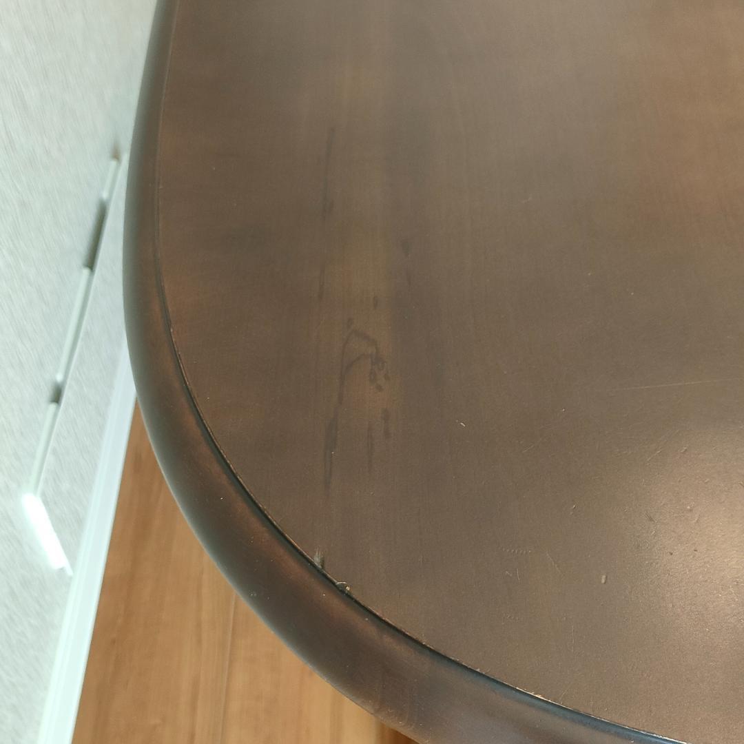 飛騨産業　キツツキマーク　ダイニングテーブル　オーバル型