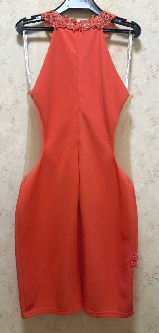 AngelR エンジェルアール オレンジドレス Mサイズ キャバドレス