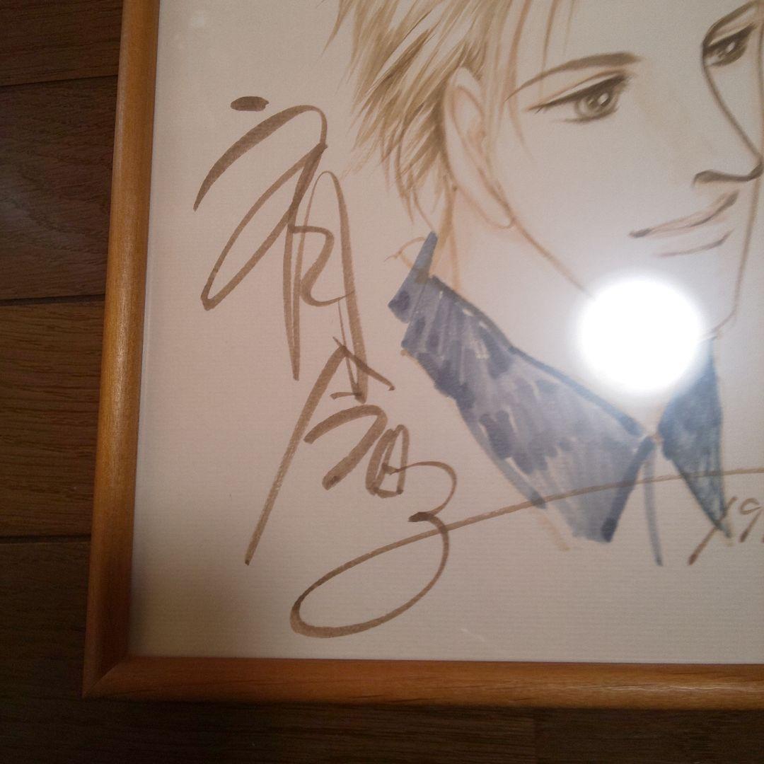 漫画家 文月 今日子(ふみづき きょうこ)直筆サイン&直筆イラスト