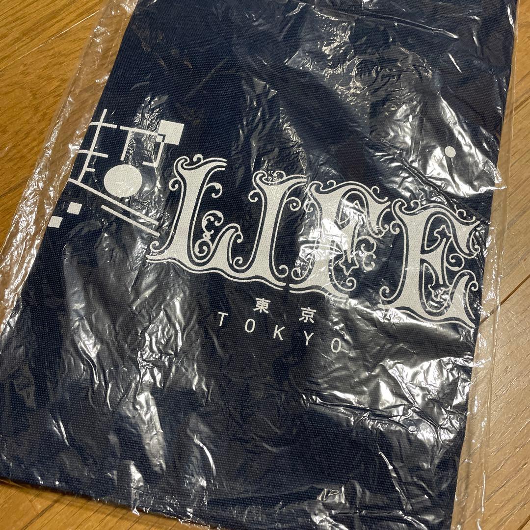 トートバッグ【小沢健二／超LIFE】　ツアーグッズ　ビームス製　ネイビー　ライフ トートバッグ【小沢健二／超LIFE】 ツアーグッズ ビームス製 ネイビー