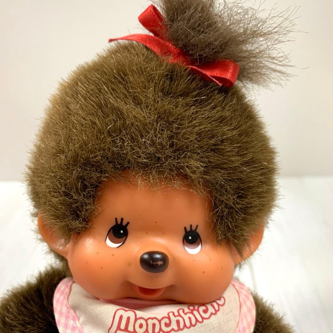 Y☆ 昭和レトロ　モンチッチ　ぬいぐるみ　女の子　 約20cm　セキグチ