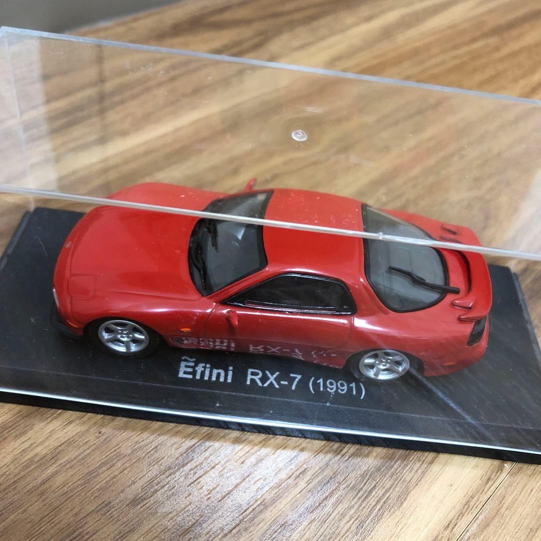 rx7 ミニカー 頭文字D』マツダ RX-7が1/64スケールミニカー化！ドライバーフィギュア