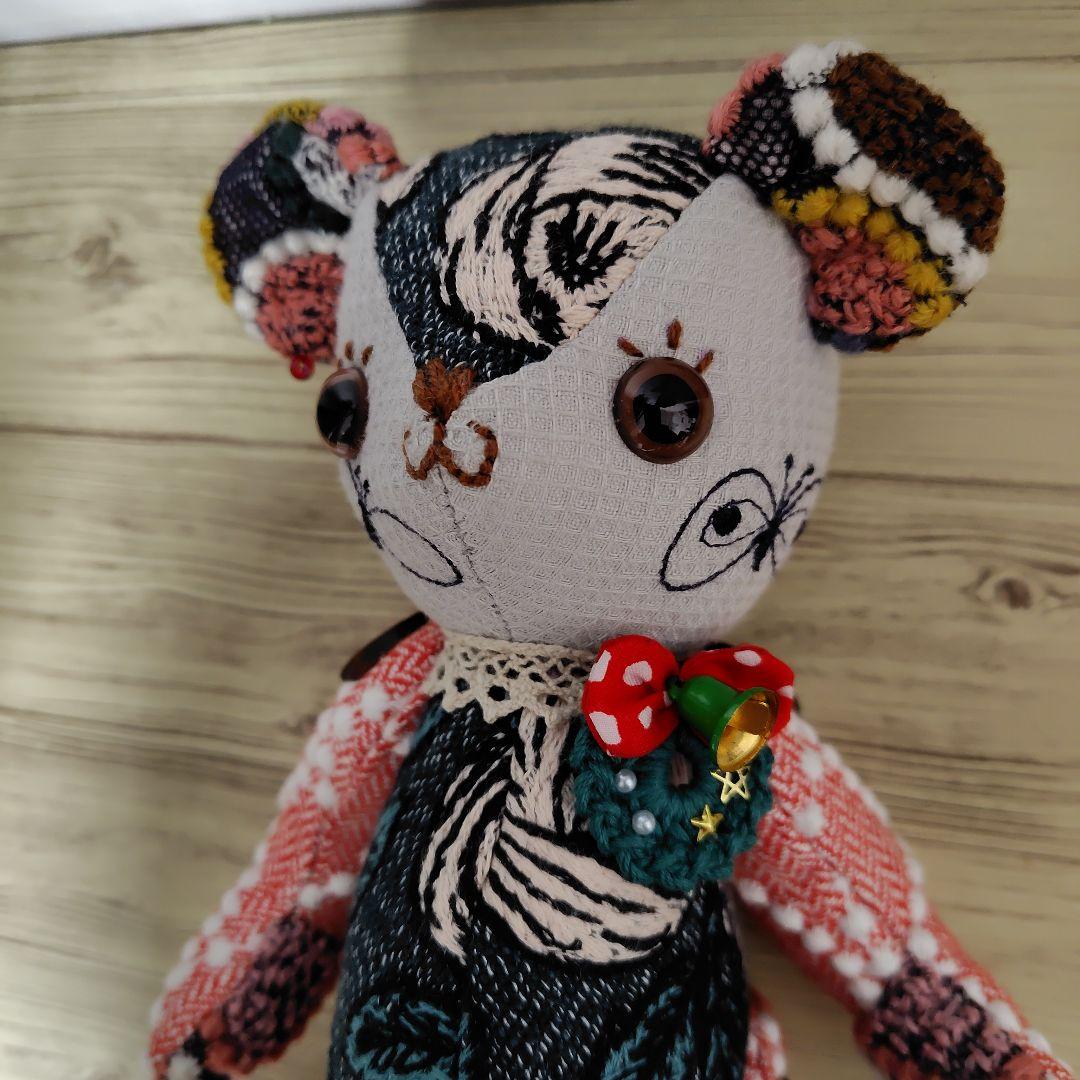 ミナペルホネン＊ハンドメイド＊ぬいぐるみ＊テディベア＊70 くまの