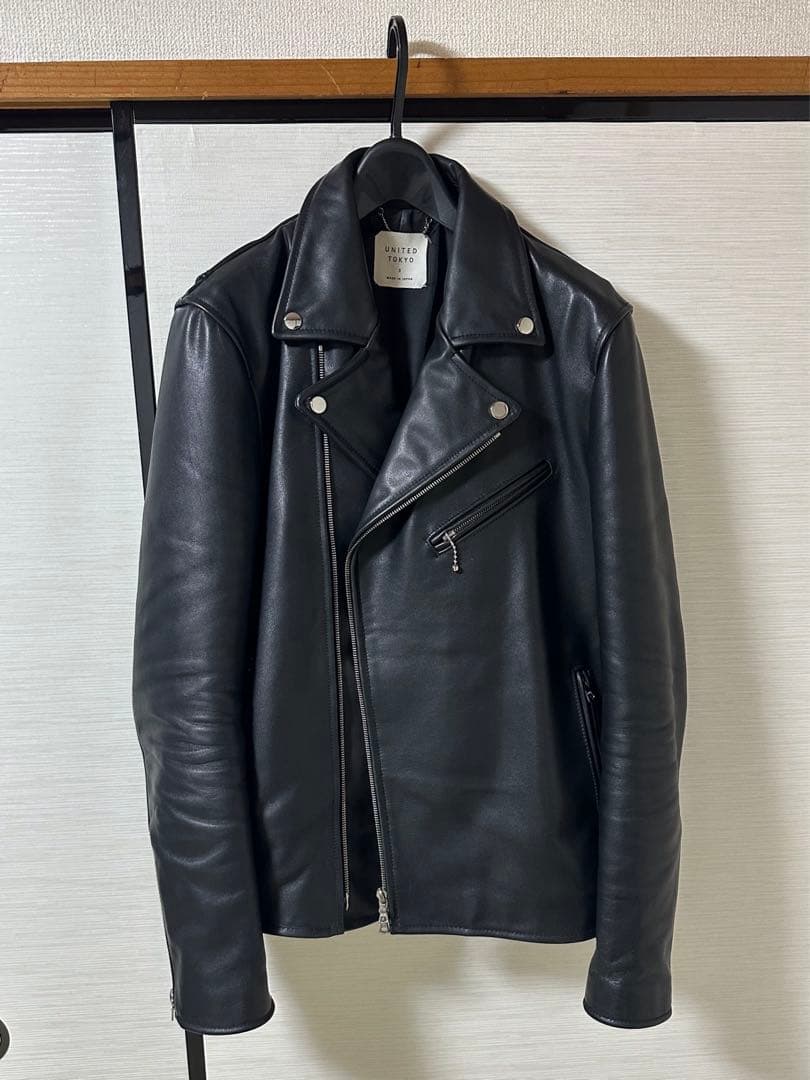 UnitedTokyo カーフダブルライダース サイズ3 - メルカリ