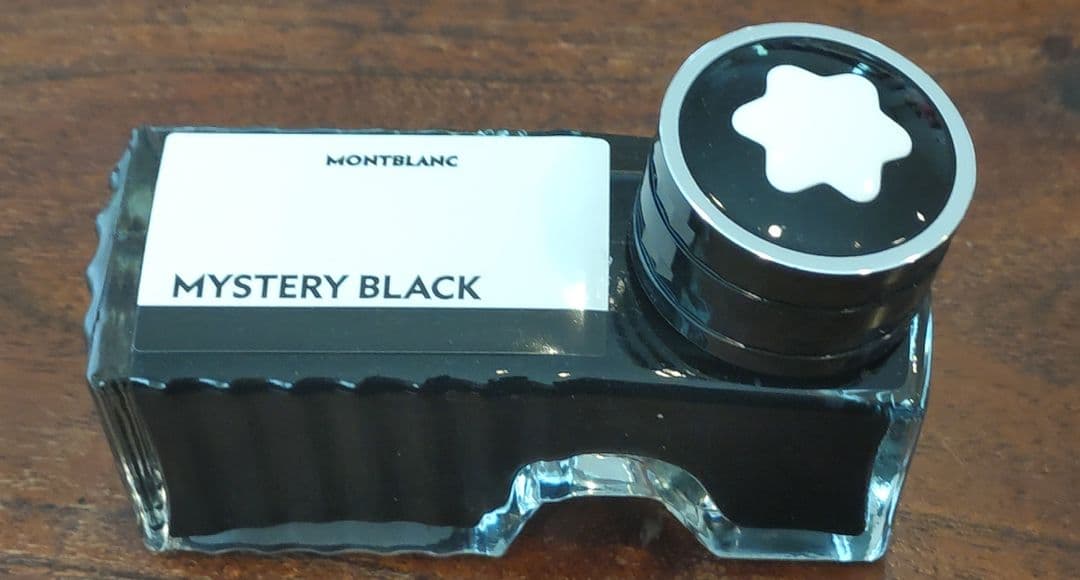 モンブラン149 Fニブ 細字 18K ミステリーブラック 新品インク付属