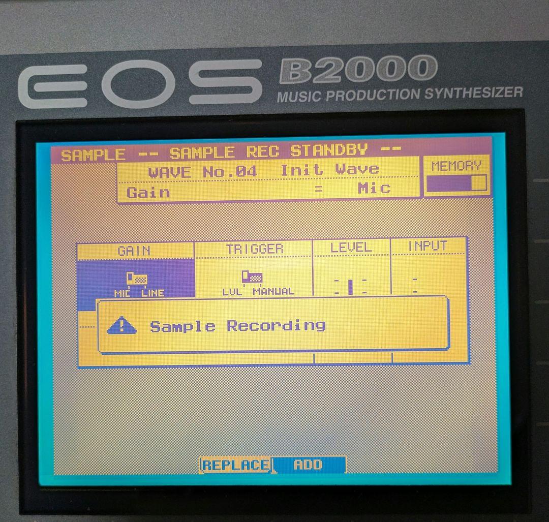 ヤマハ シンセサイザー EOS B2000 基本動作確認品 - メルカリ
