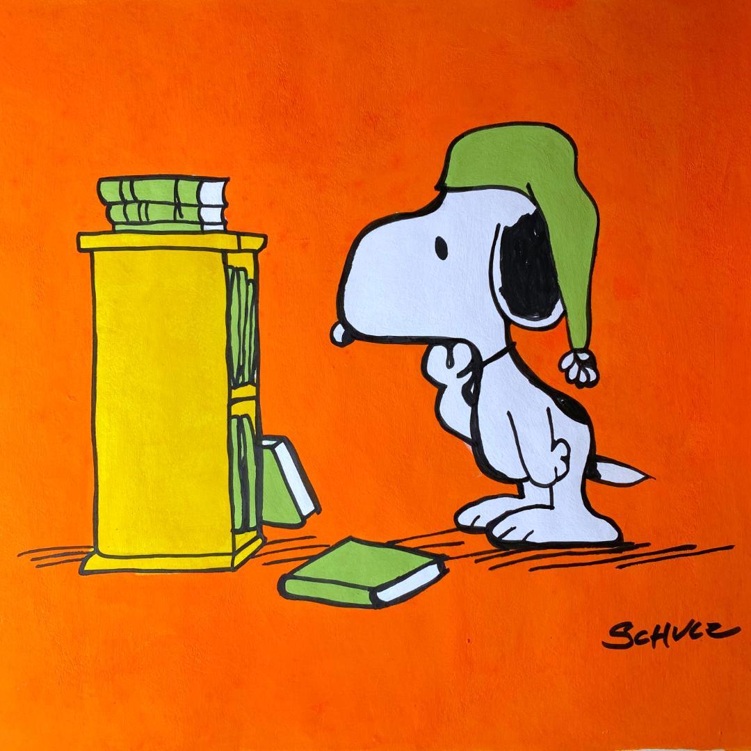 模写】一点限り！ チャールズ・M・シュルツ サイン入 ドローイング