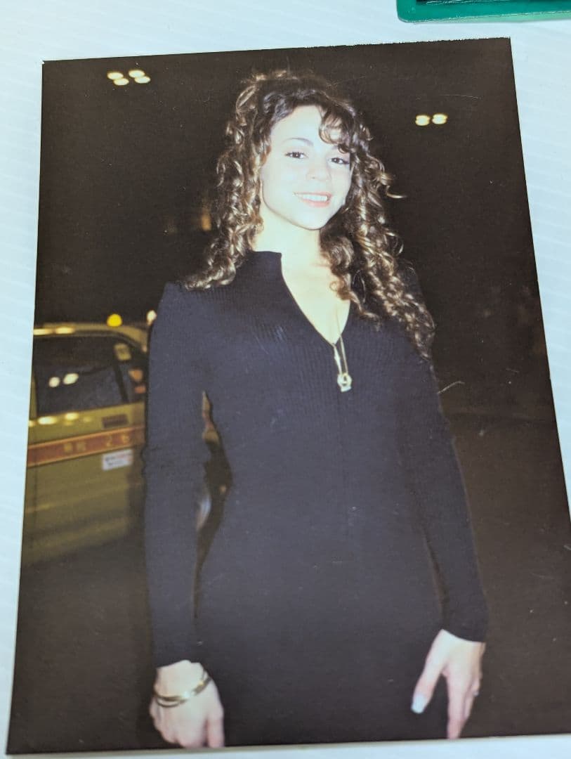 ヒ*ジ様 1996年来日公演 マライア・キャリー サイン入りCD VIP パス