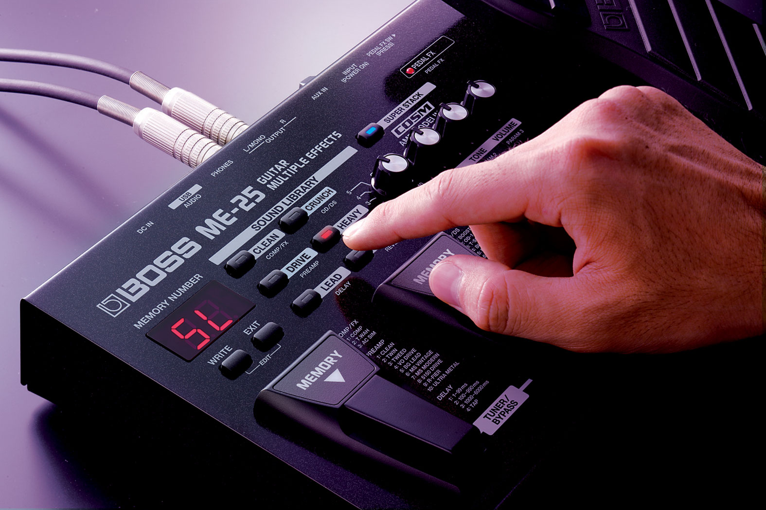 猫ちゃん BOSS ME-25 エフェクターペダル ブラック BOSS - ME-25