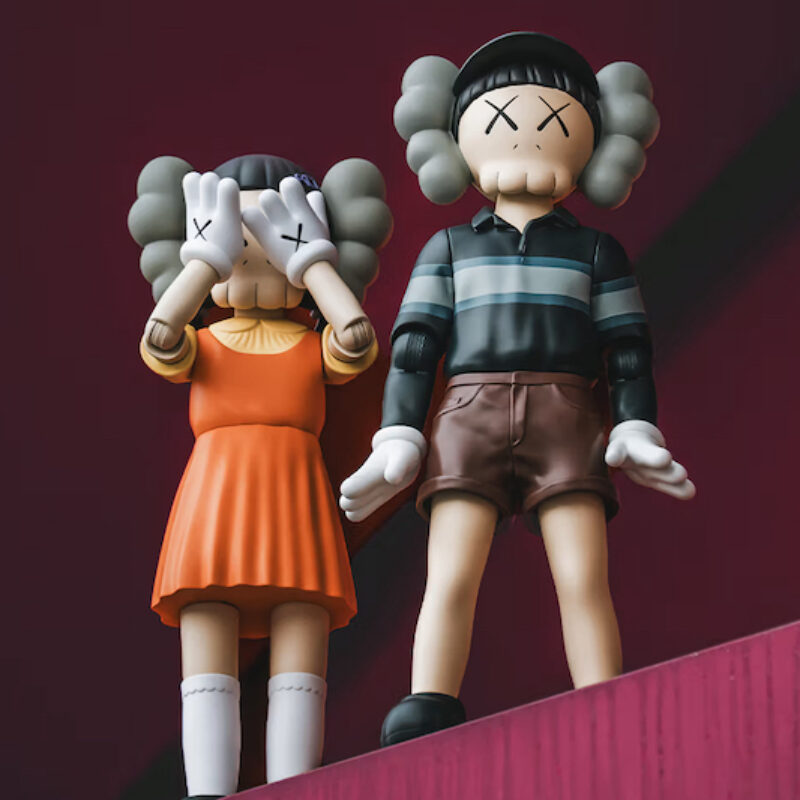 KAWS×イカゲーム チョルス Chul-Su フィギュア Squid Game KAWS×イカ